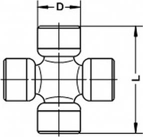 Löbro U7284 - Giunto, Albero longitudinale autozon.pro