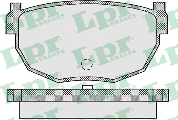 LPR 05P945 - Kit pastiglie freno, Freno a disco autozon.pro