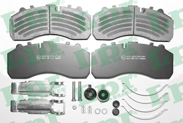 LPR 05P1173K - Kit pastiglie freno, Freno a disco autozon.pro