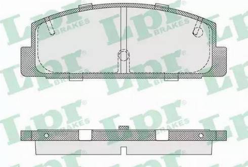 Sangsin Brake SP2028 - Kit pastiglie freno, Freno a disco autozon.pro