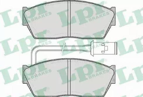 LPR 05P308 - Kit pastiglie freno, Freno a disco autozon.pro