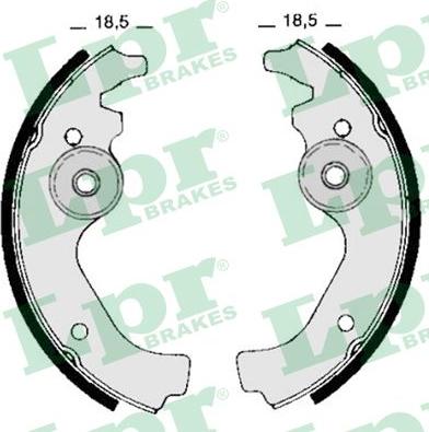 LPR 00670 - Kit ganasce freno autozon.pro