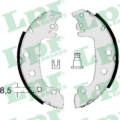 LPR 00770 - Kit ganasce freno autozon.pro