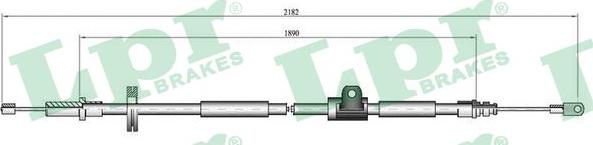 LPR C0923B - Cavo comando, Freno stazionamento autozon.pro