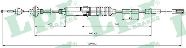 LPR C0135C - Cavo comando, Comando frizione autozon.pro