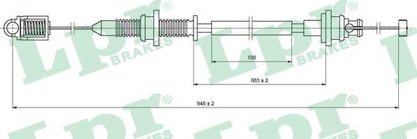 LPR C0131A - Cavo acceleratore autozon.pro