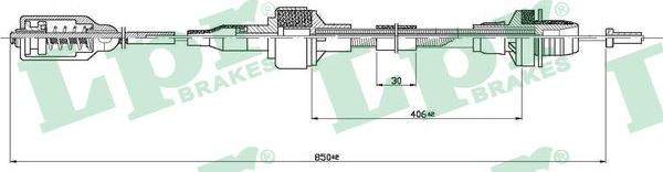 LPR C0125C - Cavo comando, Comando frizione autozon.pro