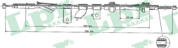 LPR C0317B - Cavo comando, Freno stazionamento autozon.pro