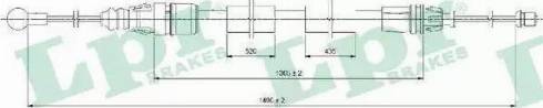 RIDER RD.44424102721 - Cavo comando, Freno stazionamento autozon.pro