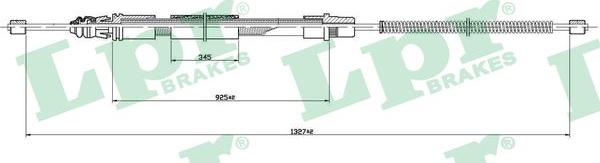 LPR C1463B - Cavo comando, Freno stazionamento autozon.pro