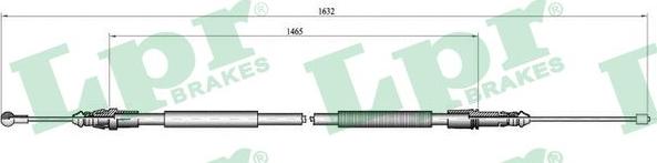 LPR C1040B - Cavo comando, Freno stazionamento autozon.pro