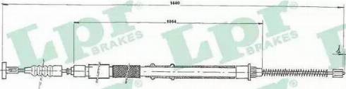 LPR C1241B - Cavo comando, Freno stazionamento autozon.pro