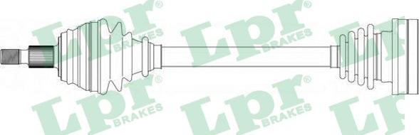 LPR DS43007 - Albero motore / Semiasse autozon.pro