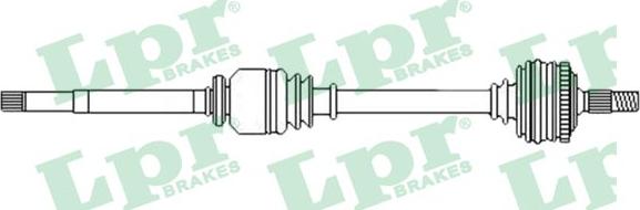 LPR DS52455 - Albero motore / Semiasse autozon.pro