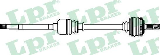 LPR DS52551 - Albero motore / Semiasse autozon.pro