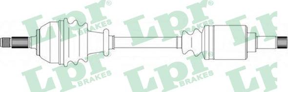 LPR DS16055 - Albero motore / Semiasse autozon.pro