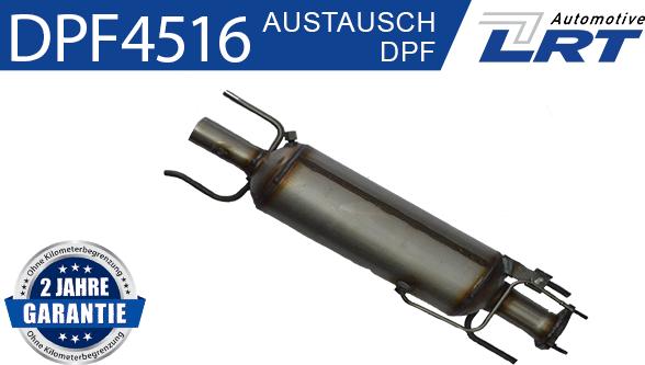 LRT DPF4516 - Filtro antiparticolato / particellare, Impianto gas scarico autozon.pro