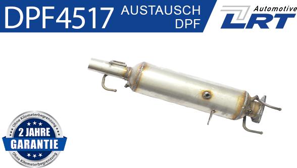 LRT DPF4517 - Filtro antiparticolato / particellare, Impianto gas scarico autozon.pro