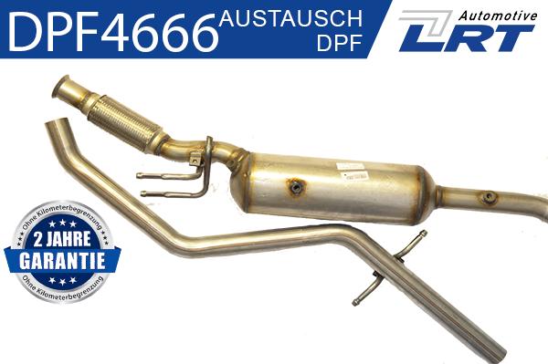 LRT DPF4666 - Filtro antiparticolato / particellare, Impianto gas scarico autozon.pro