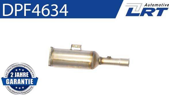 LRT DPF4634 - Filtro antiparticolato / particellare, Impianto gas scarico autozon.pro