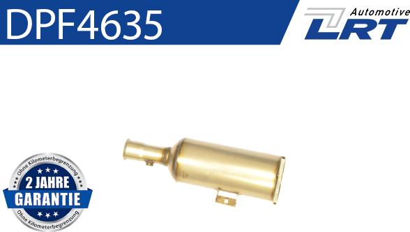 LRT DPF4635 - Filtro antiparticolato / particellare, Impianto gas scarico autozon.pro