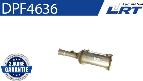 LRT DPF4636 - Filtro antiparticolato / particellare, Impianto gas scarico autozon.pro