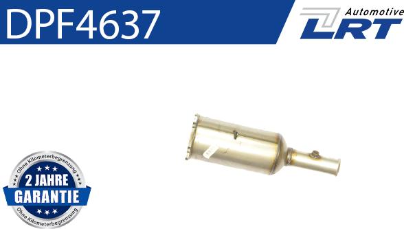 LRT DPF4637 - Filtro antiparticolato / particellare, Impianto gas scarico autozon.pro