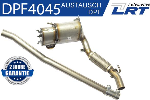 LRT DPF4045 - Filtro antiparticolato / particellare, Impianto gas scarico autozon.pro