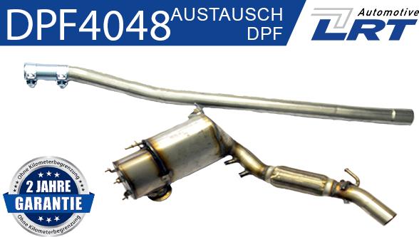 LRT DPF4048 - Filtro antiparticolato / particellare, Impianto gas scarico autozon.pro