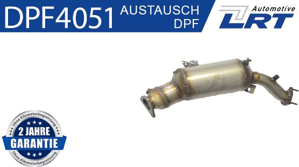 LRT DPF4051 - Filtro antiparticolato / particellare, Impianto gas scarico autozon.pro