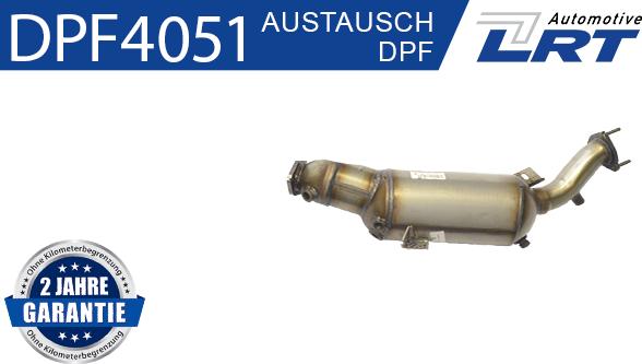 LRT DPF4051 - Filtro antiparticolato / particellare, Impianto gas scarico autozon.pro