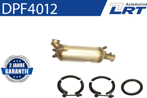 LRT DPF4012 - Filtro antiparticolato / particellare, Impianto gas scarico autozon.pro