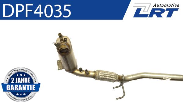 LRT DPF4035 - Filtro antiparticolato / particellare, Impianto gas scarico autozon.pro