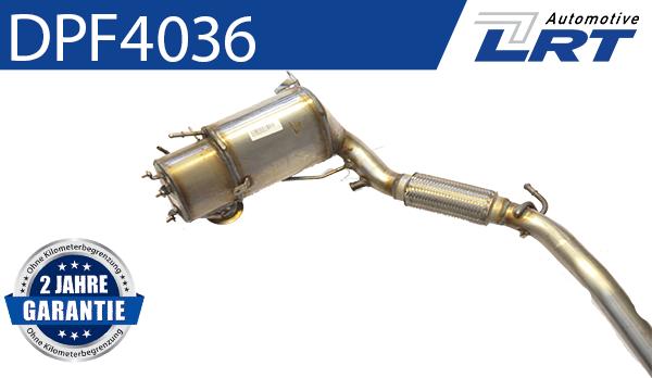 LRT DPF4036 - Filtro antiparticolato / particellare, Impianto gas scarico autozon.pro