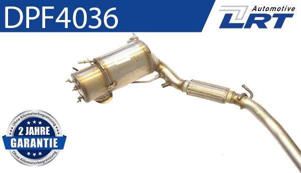 LRT DPF4036 - Filtro antiparticolato / particellare, Impianto gas scarico autozon.pro