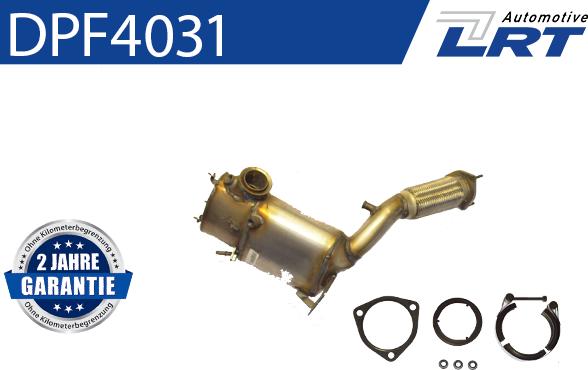 LRT DPF4031 - Filtro antiparticolato / particellare, Impianto gas scarico autozon.pro