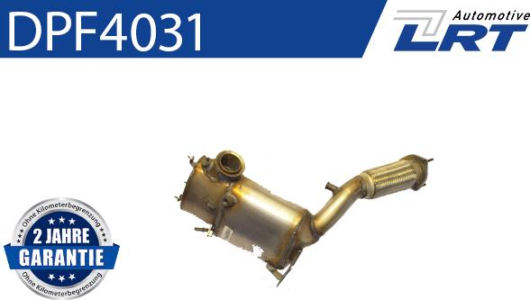 LRT DPF4031 - Filtro antiparticolato / particellare, Impianto gas scarico autozon.pro