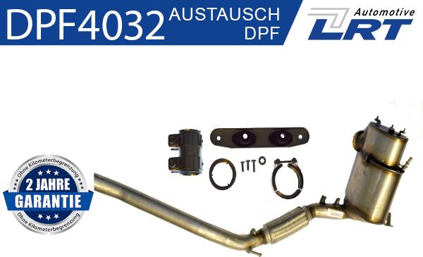 LRT DPF4032 - Filtro antiparticolato / particellare, Impianto gas scarico autozon.pro