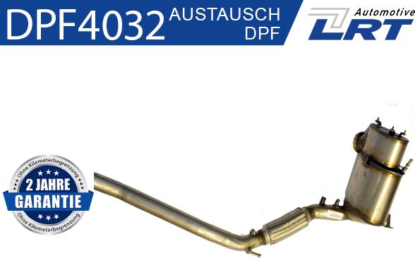 LRT DPF4032 - Filtro antiparticolato / particellare, Impianto gas scarico autozon.pro