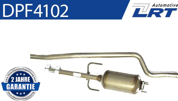 LRT DPF4102 - Filtro antiparticolato / particellare, Impianto gas scarico autozon.pro