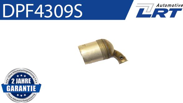 LRT DPF4309S - Filtro antiparticolato / particellare, Impianto gas scarico autozon.pro