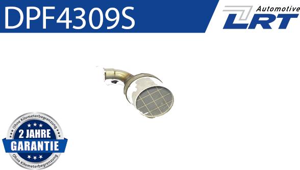 LRT DPF4309S - Filtro antiparticolato / particellare, Impianto gas scarico autozon.pro