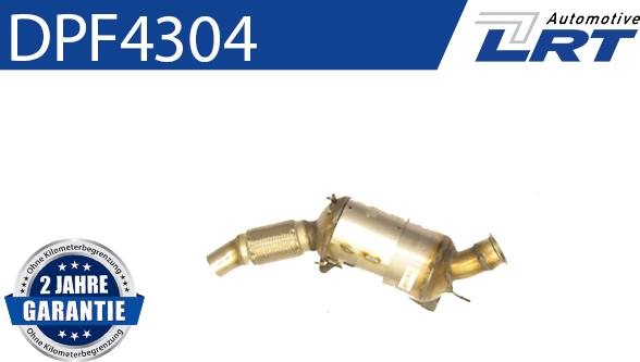 LRT DPF4304 - Filtro antiparticolato / particellare, Impianto gas scarico autozon.pro