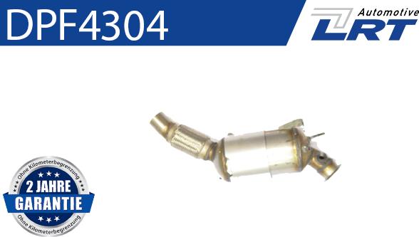 LRT DPF4304 - Filtro antiparticolato / particellare, Impianto gas scarico autozon.pro