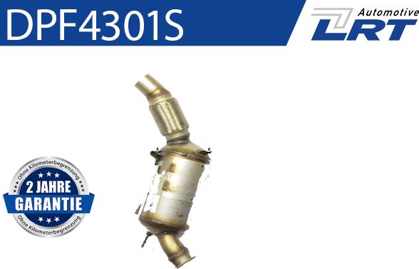 LRT DPF4301S - Filtro antiparticolato / particellare, Impianto gas scarico autozon.pro