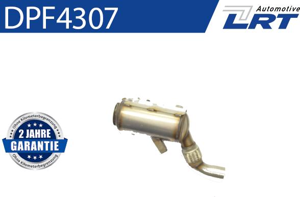 LRT DPF4307 - Filtro antiparticolato / particellare, Impianto gas scarico autozon.pro