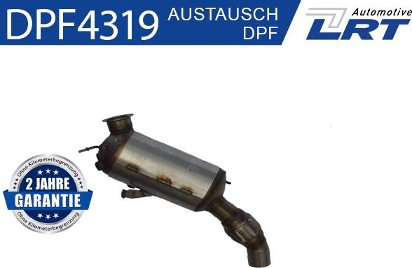 LRT DPF4319 - Filtro antiparticolato / particellare, Impianto gas scarico autozon.pro