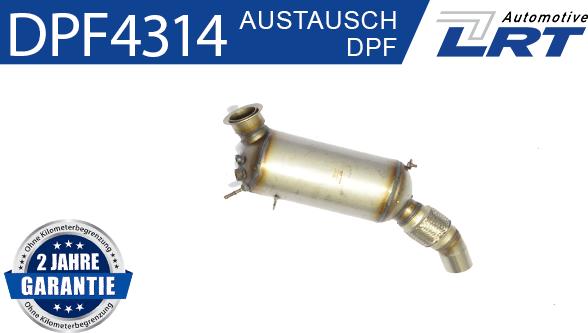 LRT DPF4314 - Filtro antiparticolato / particellare, Impianto gas scarico autozon.pro