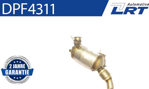 LRT DPF4311 - Filtro antiparticolato / particellare, Impianto gas scarico autozon.pro