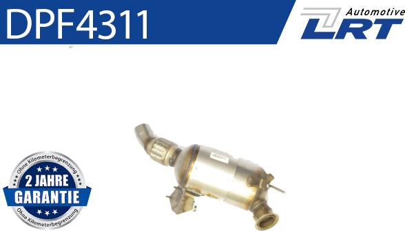 LRT DPF4311 - Filtro antiparticolato / particellare, Impianto gas scarico autozon.pro